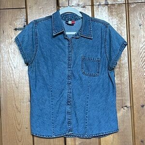Denim Snap Button Shirt
